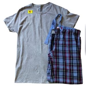2 Pc Pajama Pants Set
